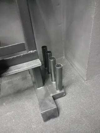 Mancuernas y Soporte/estante rack para Gimnasio