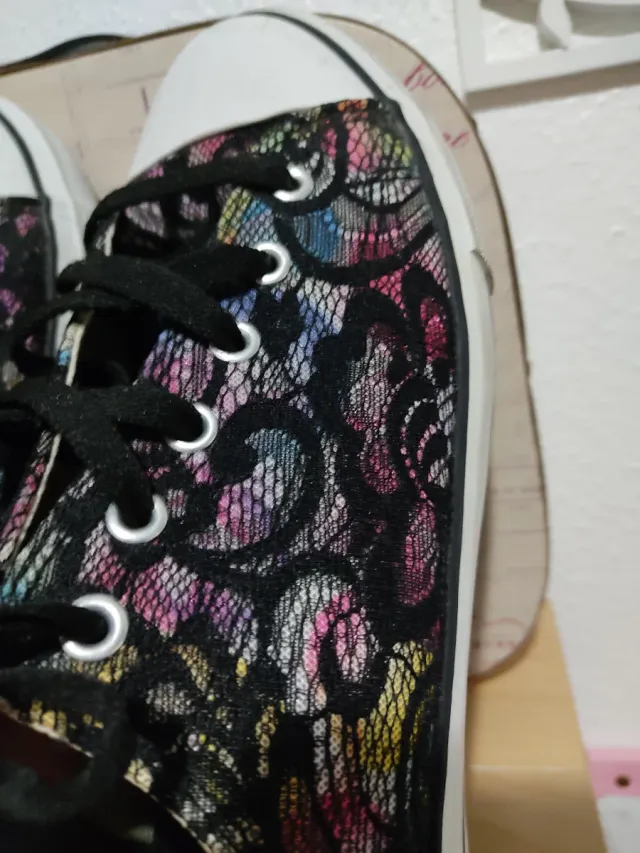 Zapatillas VTY encaje multicolor