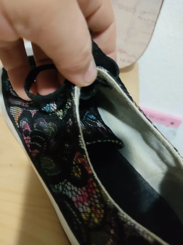 Zapatillas VTY encaje multicolor