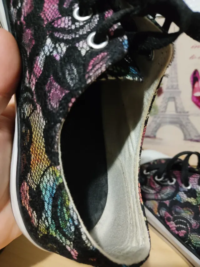 Zapatillas VTY encaje multicolor