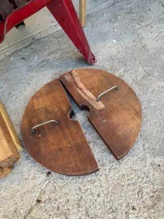 Prensa de Vino Manual Madera