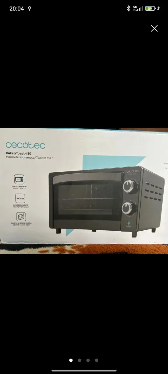 Cecotec Bake&Toast 450 Horno Tostador