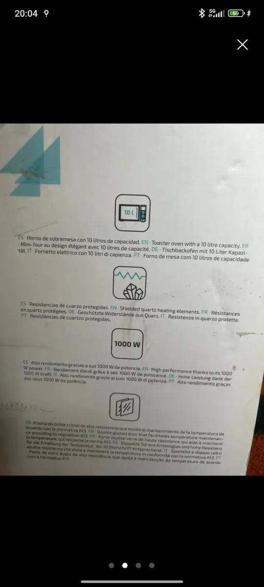 Cecotec Bake&Toast 450 Horno Tostador