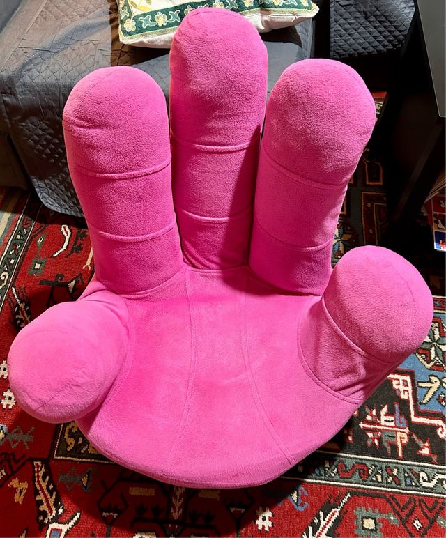 Butaca infantil mano fucsia