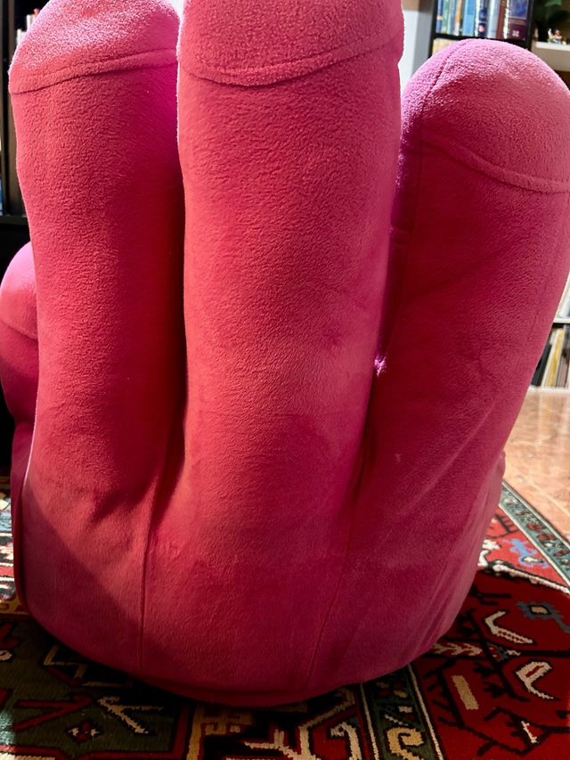 Butaca infantil mano fucsia