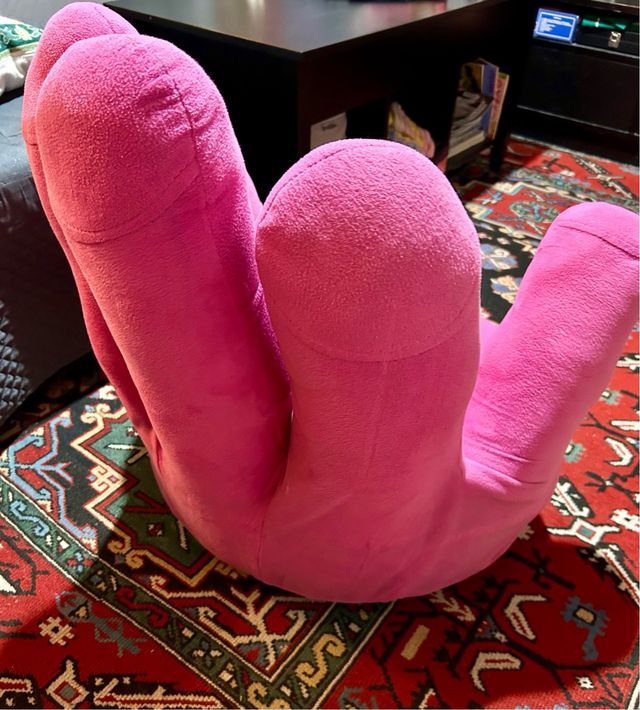 Butaca infantil mano fucsia