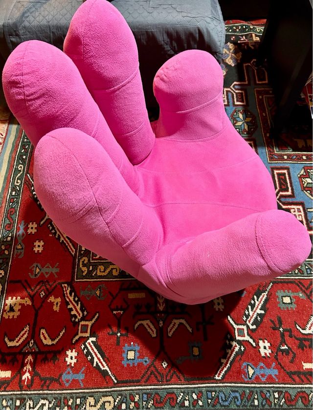 Butaca infantil mano fucsia