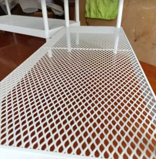 Banco Zapatero Metálico Blanco Ikea