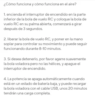 Mini dron LED de inducción