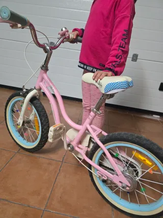 Bicicleta infantil rosa