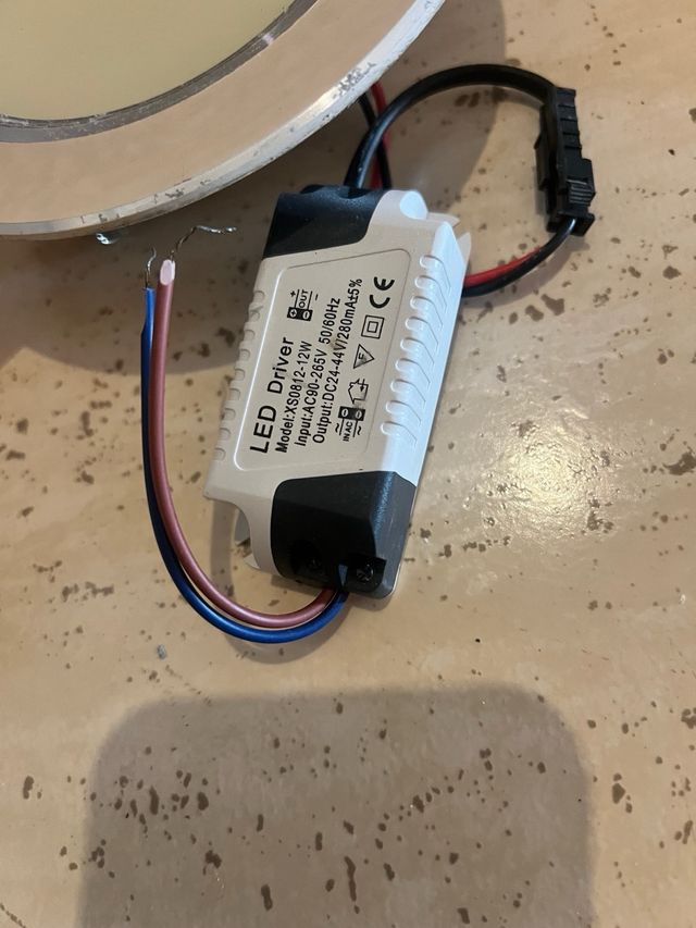 Focos LED redondos con drivers