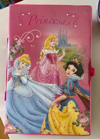 Maleta Estojo Pintura Princesas Disney