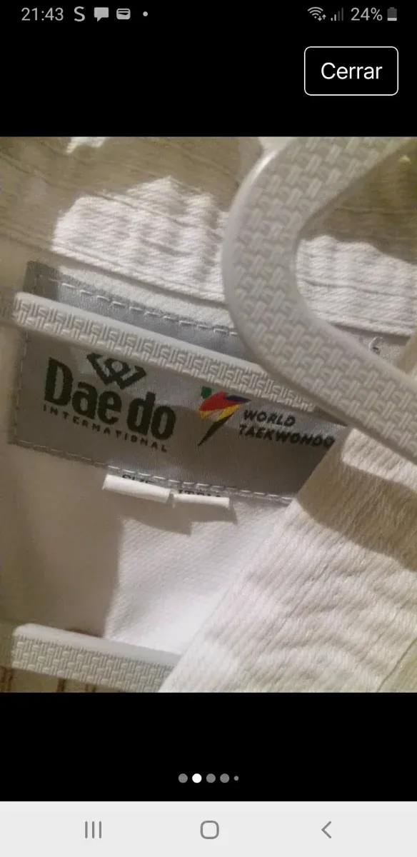 Dobok Taekwondo Daedo Talla 130