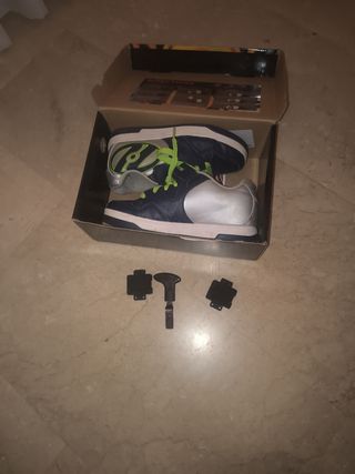 Zapatos con ruedas Heelys azules y verdes