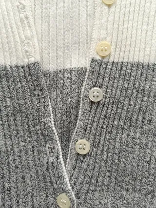 Chaqueta de punto Kookai bicolor