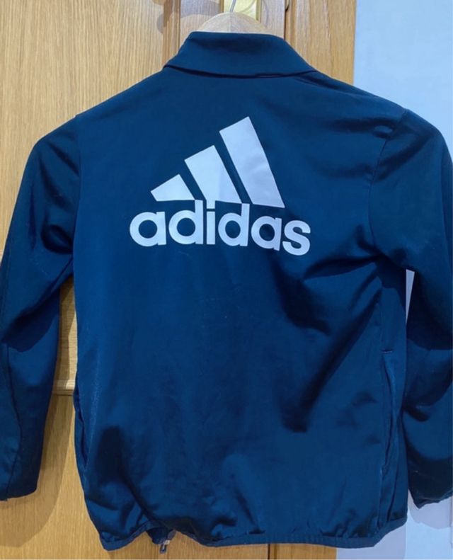 Chaqueta deportiva Adidas niño azul marino