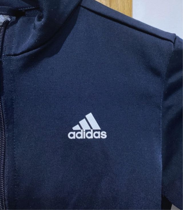 Chaqueta deportiva Adidas niño azul marino