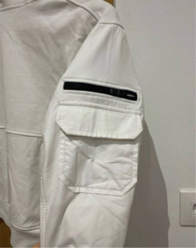 Sudadera Zara Niño Blanca