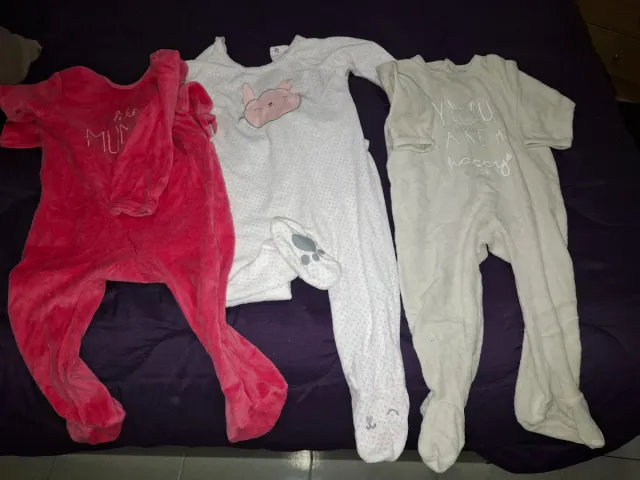 Pack 3 Pijamas Invierno Bebé 18 Meses