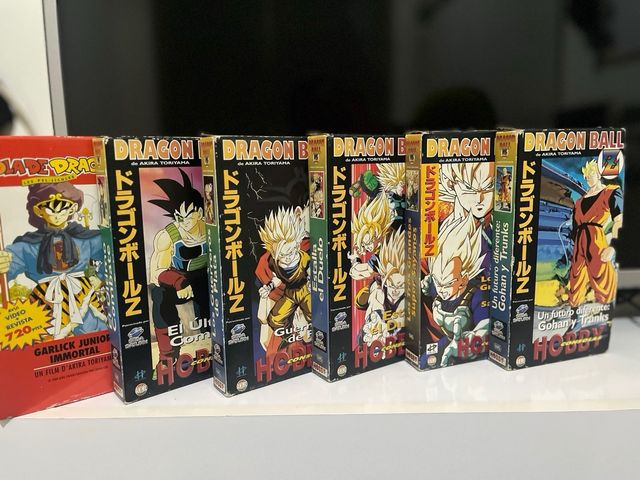 Lote cintas VHS Dragon Ball Z y GT