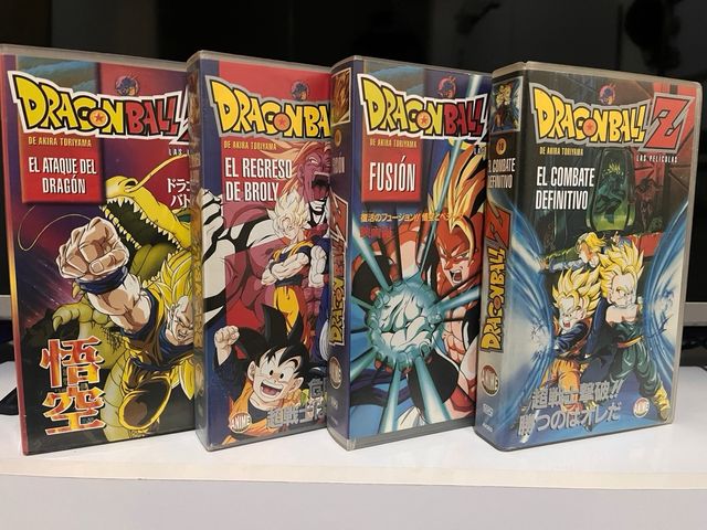 Lote cintas VHS Dragon Ball Z y GT