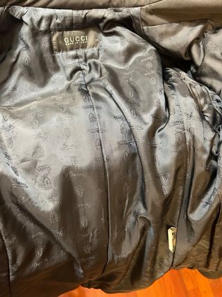 Cazadora Gucci Negra Talla 50