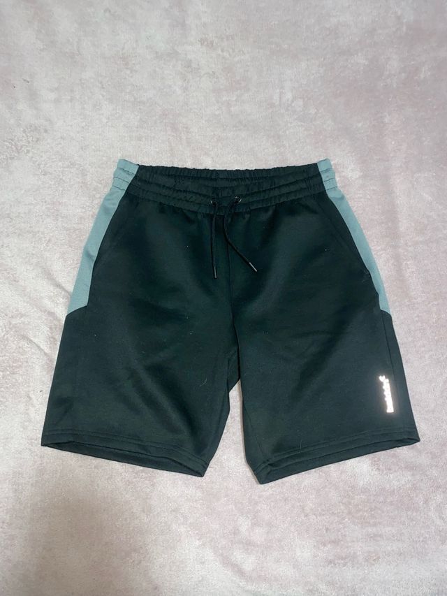 Bekkin Calzonas Deportivas Negro/Verde Azulado