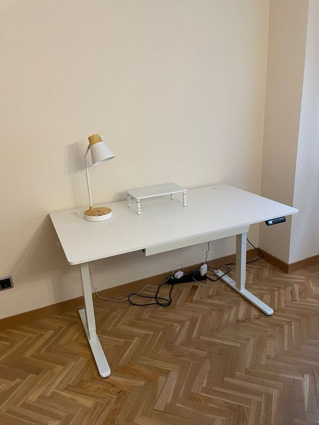 Escritorio Elevable ErGear, Lampará, y Soporte