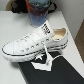 Converse All Star Blancas de material de  invierno