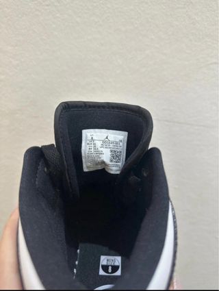 Nike Air Jordan 1 Mid SE Nero Bianco Taglia 41