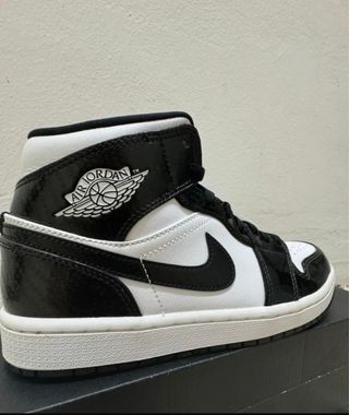Nike Air Jordan 1 Mid SE Nero Bianco Taglia 41