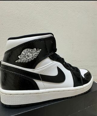 Nike Air Jordan 1 Mid SE Nero Bianco Taglia 41