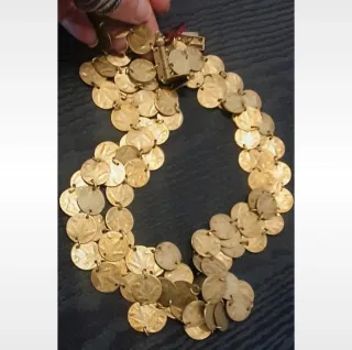 Collana Giorà By Raspini con monete, alla schiava.