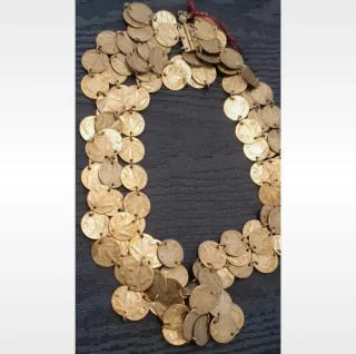 Collana Giorà By Raspini con monete, alla schiava.