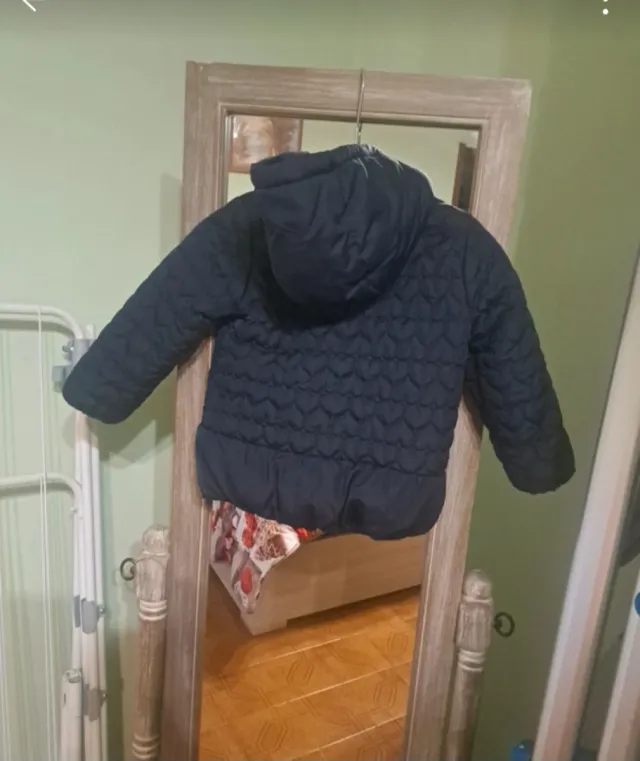 Giubbotto bambina trapuntato