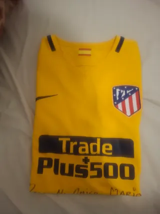 Camiseta At.Madrid Nike Amarilla