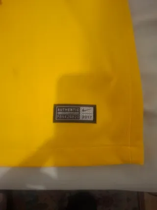 Camiseta At.Madrid Nike Amarilla