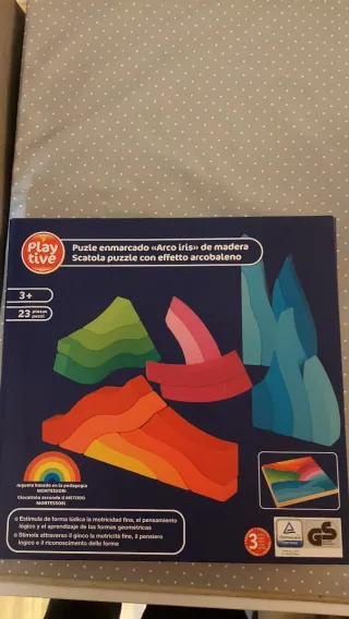 Puzzle Arcoíris de Madera Playtive