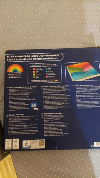 Puzzle Arcoíris de Madera Playtive
