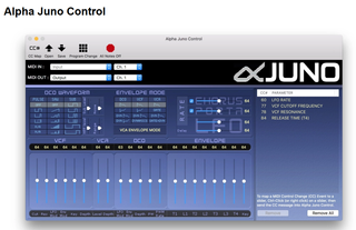 Sintetizador Roland Alpha Juno1