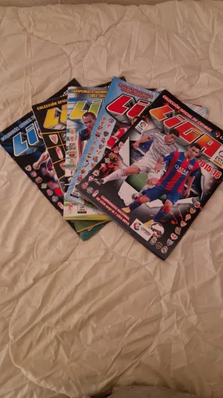 5 Álbumes Colección Liga Panini