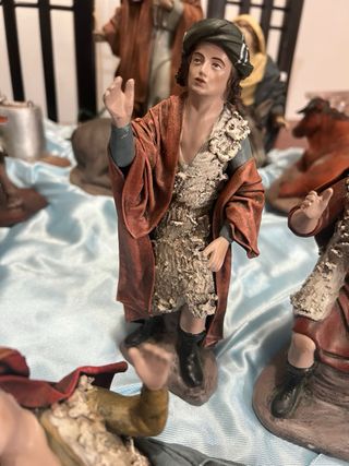 Lote 3 figuras Belén Anunciación Decorarte