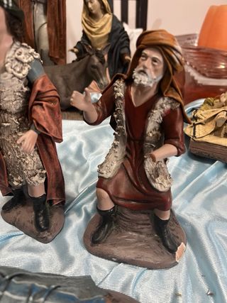 Lote 3 figuras Belén Anunciación Decorarte