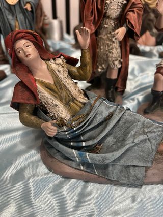 Lote 3 figuras Belén Anunciación Decorarte