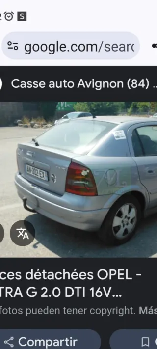 Faro Izquierdo Opel Astra G Sport