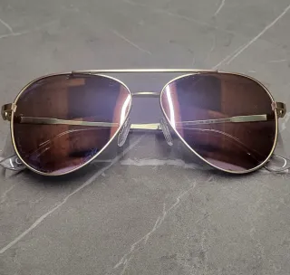 Occhiali da sole donna aviator oro grigio