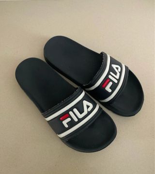 Chanclas Fila niño azul marino