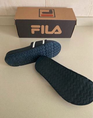 Chanclas Fila niño azul marino