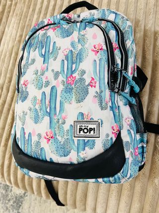 Mochila escolar cactus Oh My Pop!