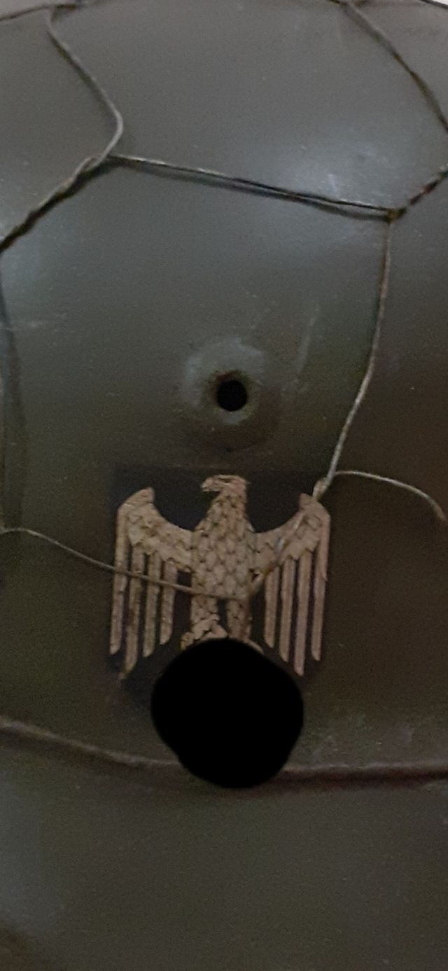 Elmetto Tedesco WW2 M40 Originale Restaurato